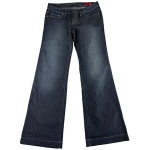 X2 Quality Bootcut Jeans Womens 6 Blue Denim Low Rise Medium Wash Casual Wear